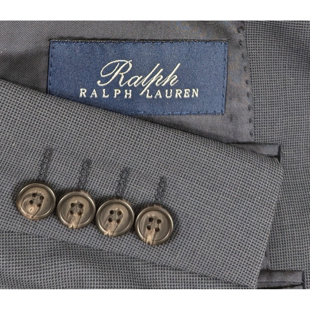 New No Tags Ralph Lauren Mens 42L Three-Button Charcoal Blazer Sports Coat‎ Wool